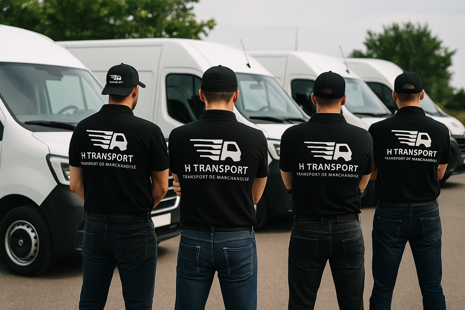 Équipe de chauffeurs H Transport Lyon